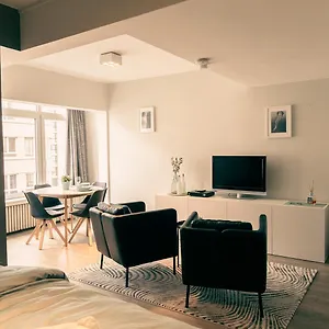 Ruime 2 Pers Bij Casino Oostende: Geniet Zee, Kunst, En Relax Appartement Oostende